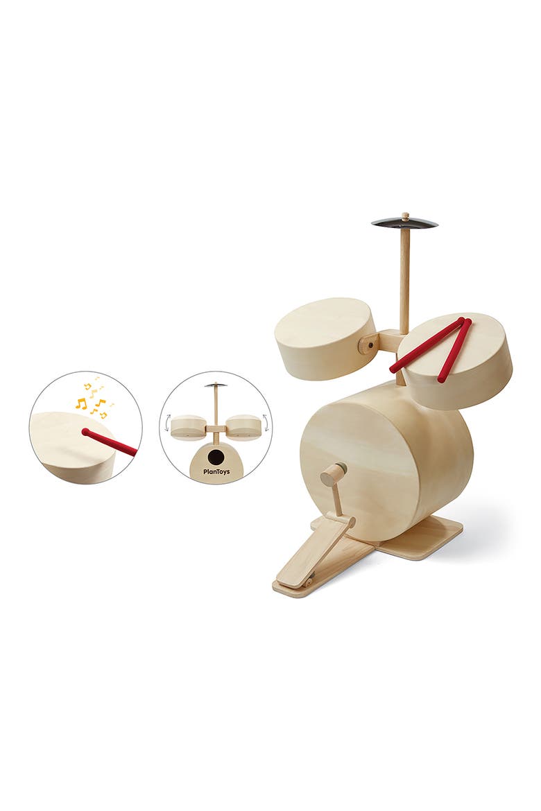 Drum Playset, Alternate, color, NATURAL