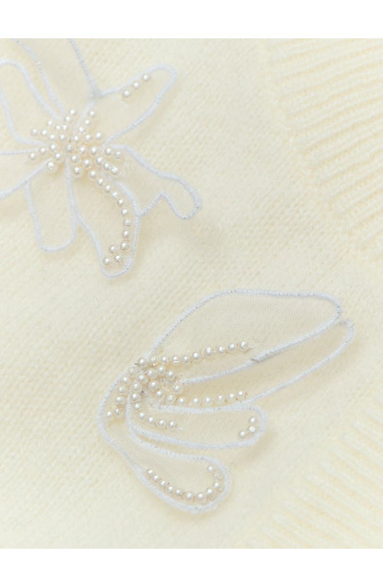 Lingua Franca Wire Daisy Cardigan, Alternate, color, 