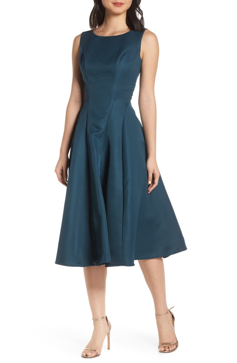 Chi Chi London Linda Fit & Flare Cocktail Dress, Main, color, 