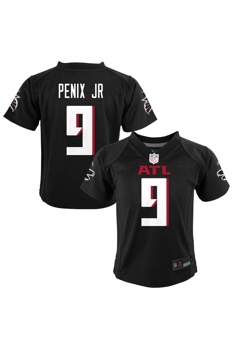 Preschool Nike Michael Penix Jr. Black Atlanta Falcons Team Game Jersey, Main, color, Black