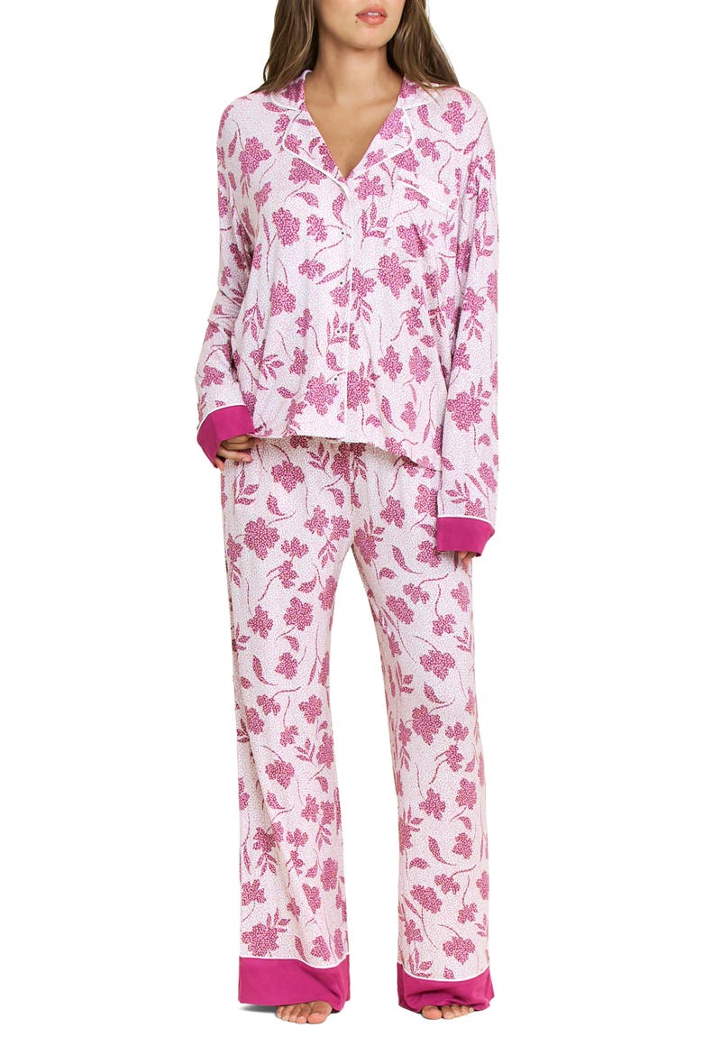 All American Long Pajamas, Main, color, ROMANTIC LILAC VINES