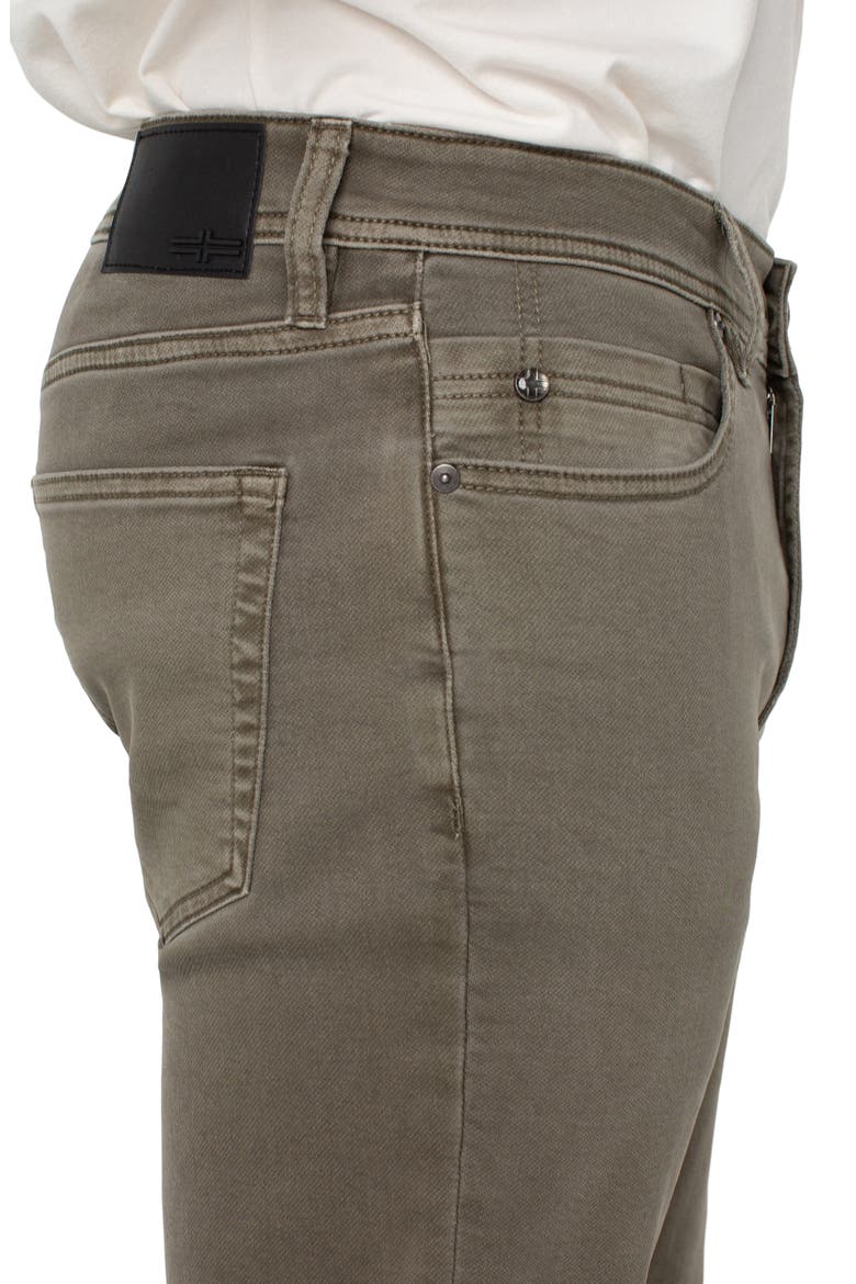 Kingston Modern Slim Straight Leg Twill Pants, Alternate, color, PEWTER GREEN