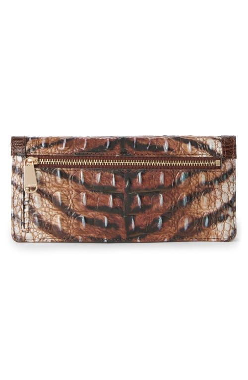 Brahmin Ady Embossed Leather Continental Wallet