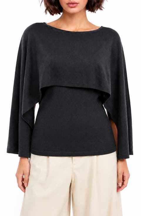 Noble Cape Dolman Sweater