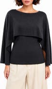 BY DESIGN Noble Cape Dolman Sweater