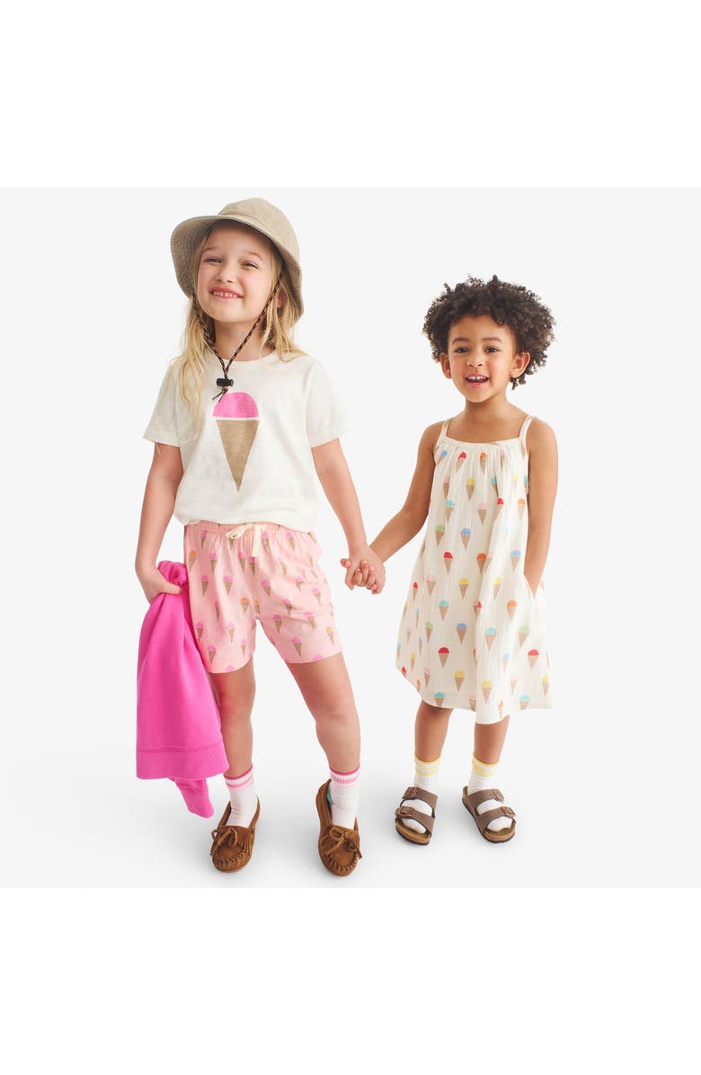 Primary Kids Ice Cream Cone, Alternate, color, Ivory