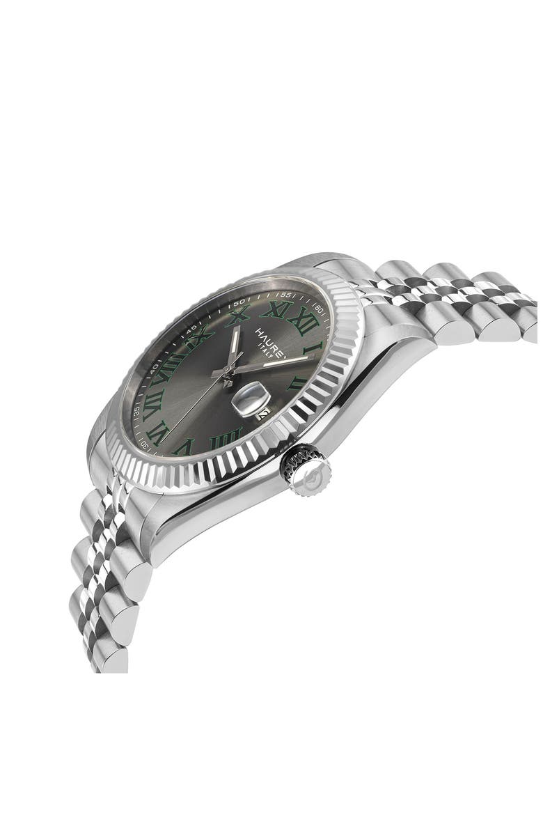 Impero Roman Numeral Bracelet Watch, Alternate, color, SILVER