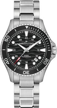 Hamilton Khaki Navy Scuba Black Automatic Bracelet Watch, 40mm