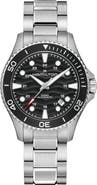 Hamilton Khaki Navy Scuba Black Automatic Bracelet Watch, 40mm