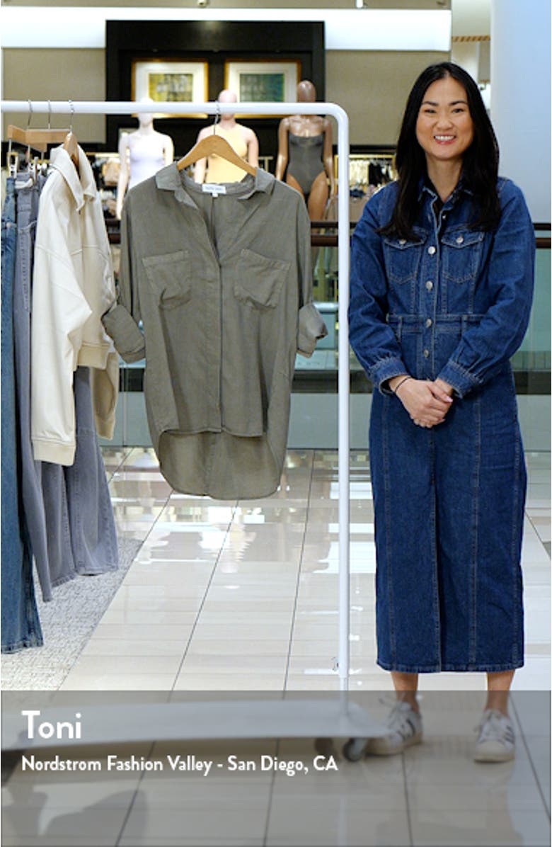 Split Back Button-Up Shirt, sales video thumbnail