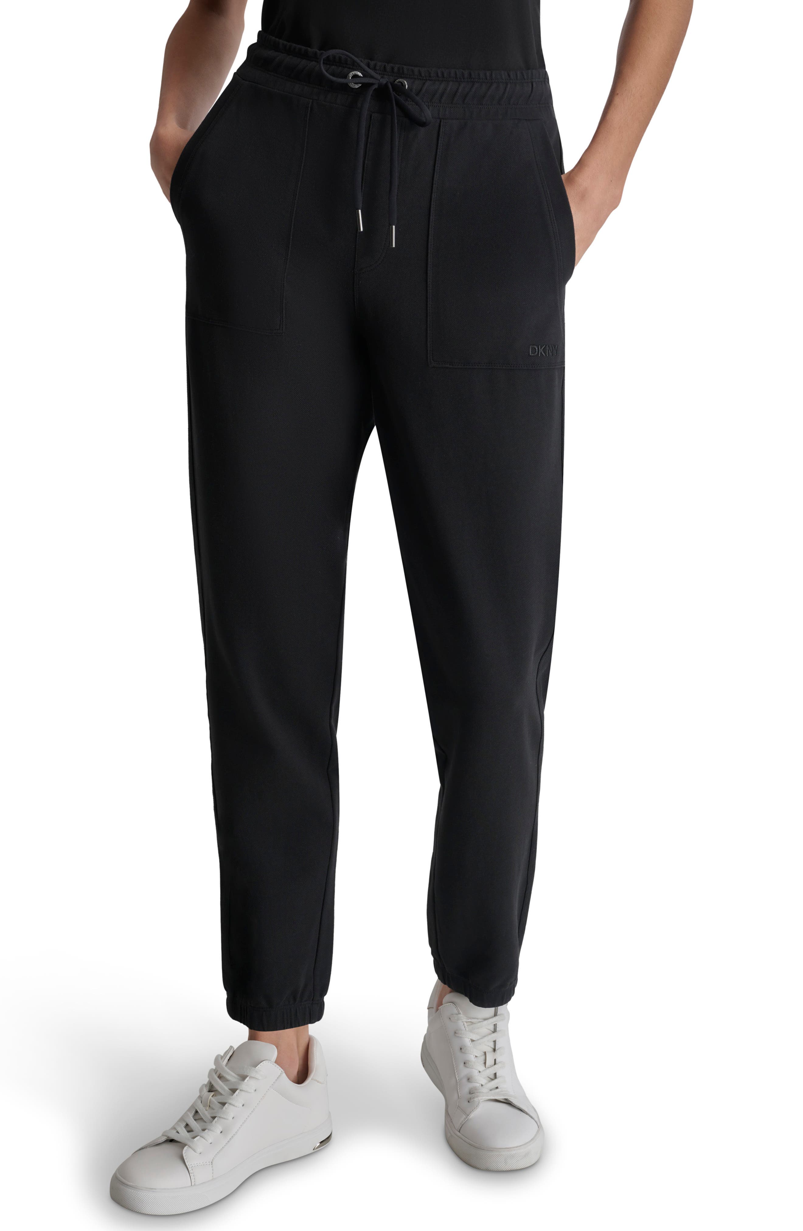 DKNY Smocked Waist Joggers