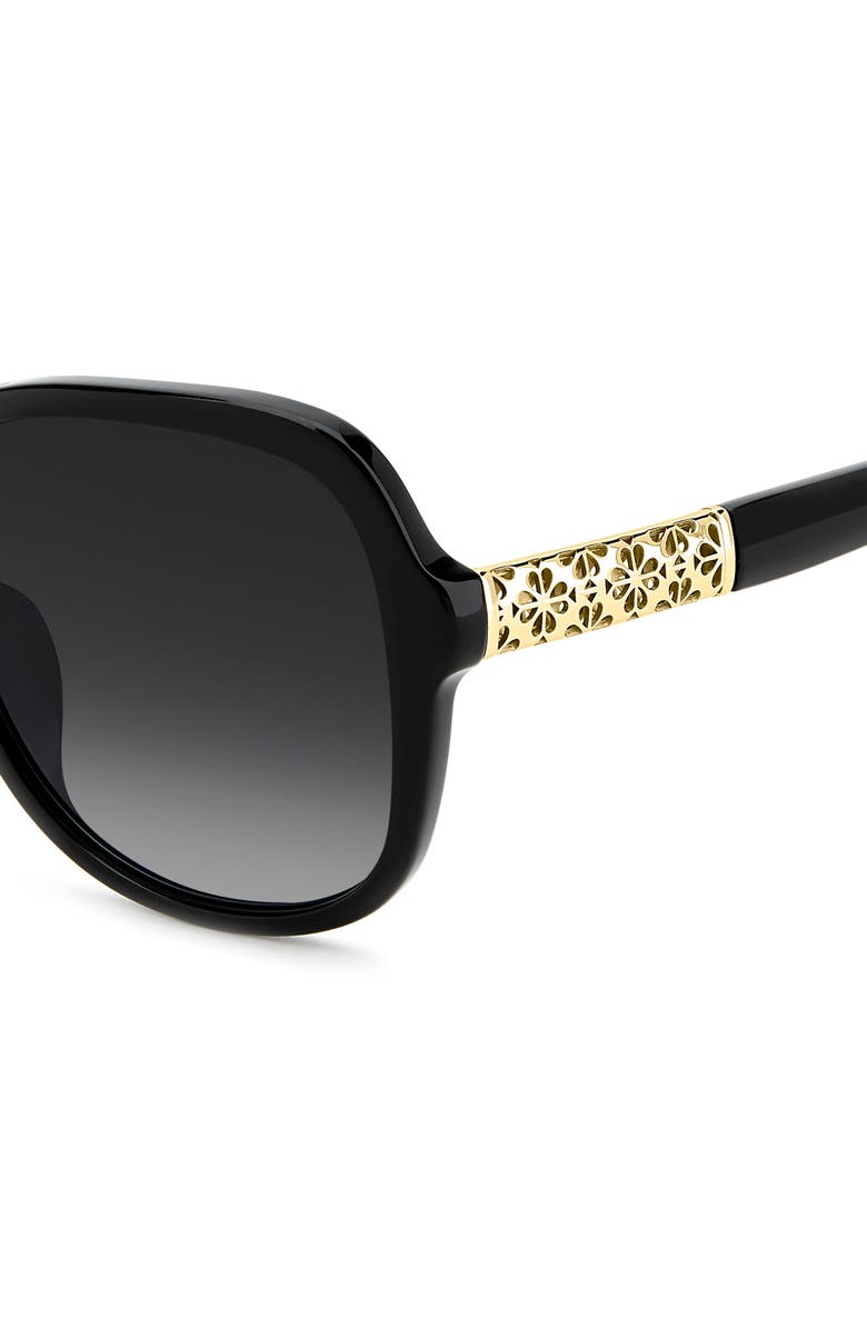 Kate Spade New York eliza 57mm gradient round sunglasses, Alternate, color,