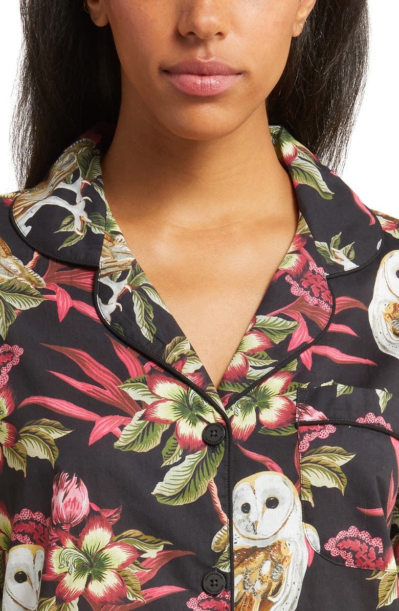 Desmond & Dempsey Long Sleeve Cotton Pajamas, Alternate, color,