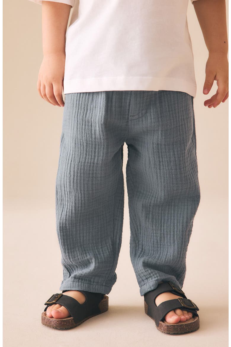 Kids' Doubleface Cotton Pants, Alternate, color, BLUE