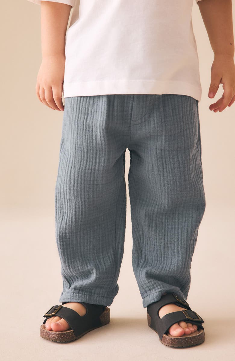 NEXT Kids' Doubleface Cotton Pants, Alternate, color, Blue