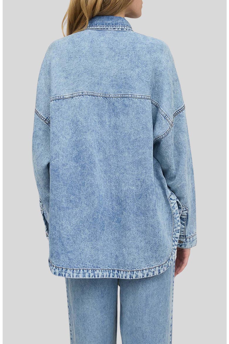 Denim Button-Up Shirt, Alternate, color, CHAMBRAY