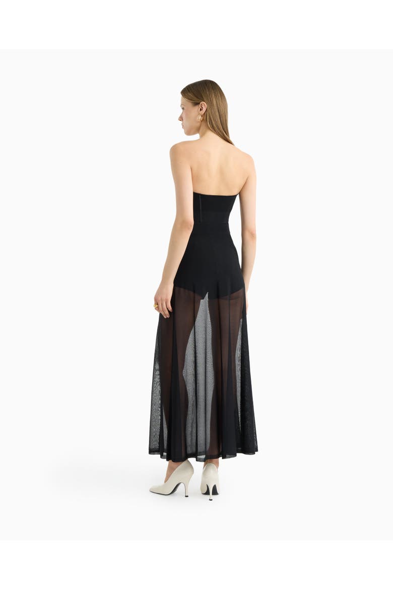Paz Sheer Skirt, Alternate, color, Black