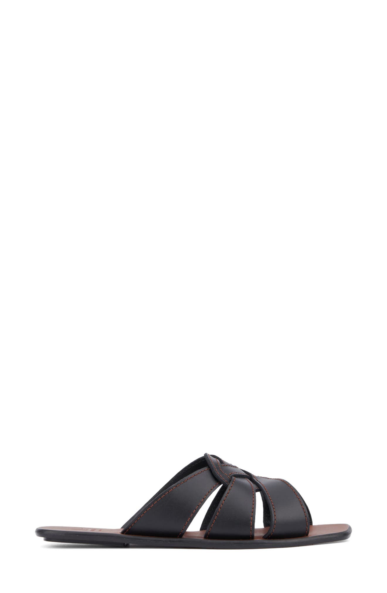 Aquatalia Belissa Slide Sandal, Alternate, color, Black