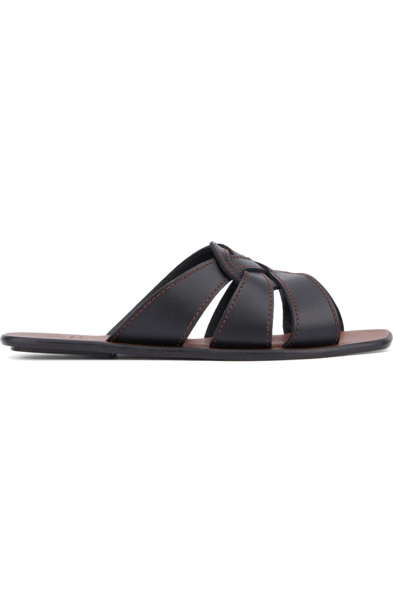 Aquatalia Belissa Slide Sandal, Alternate, color, Black