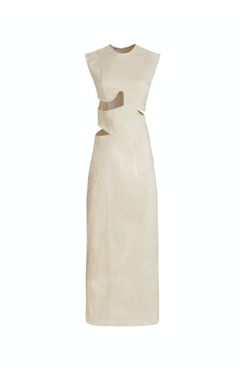 Jendue Harvey Maxi Dress, Alternate, color, Ecru