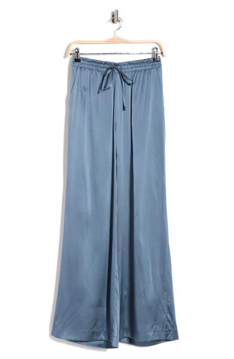 Kayla Stretch Silk Drawstring Pants