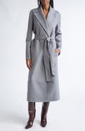 Stella McCartney Belted Double Face Wool Wrap Coat