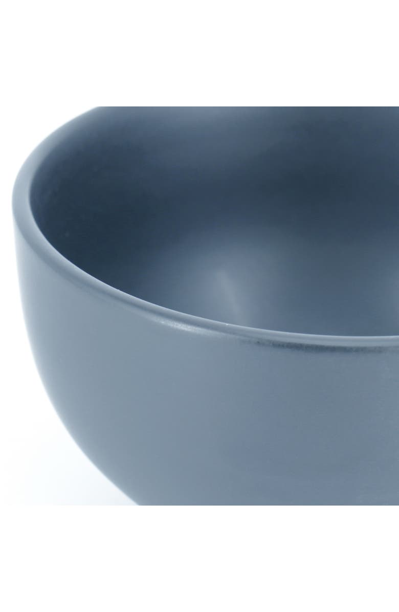 Gibson Home Everyday Plus 12 Piece Round Stoneware Dinnerware Set, Alternate, color, Blue