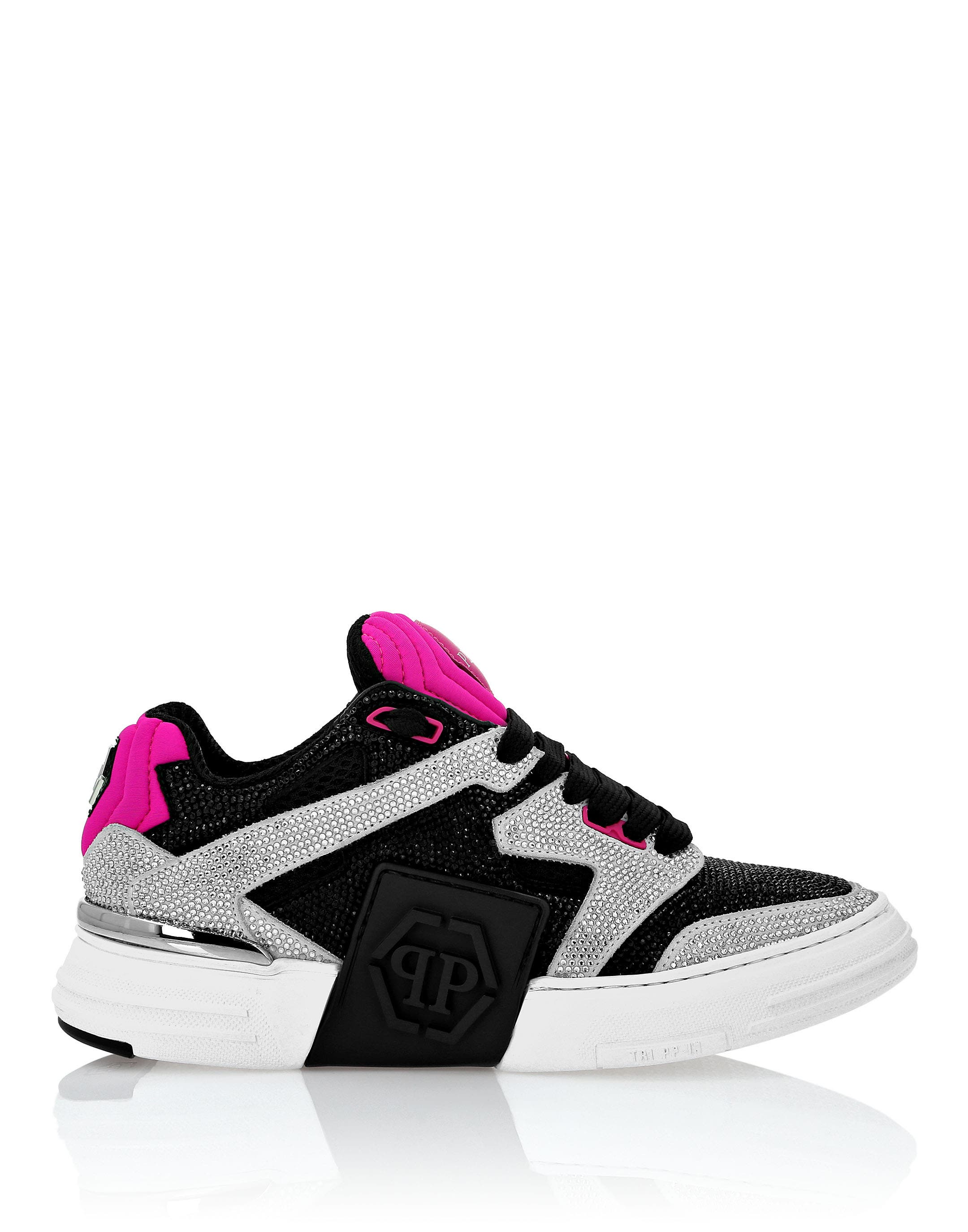 Lo-Top Crystal Sneakers Phantom $Treet Unisex, Alternate, color, crystal