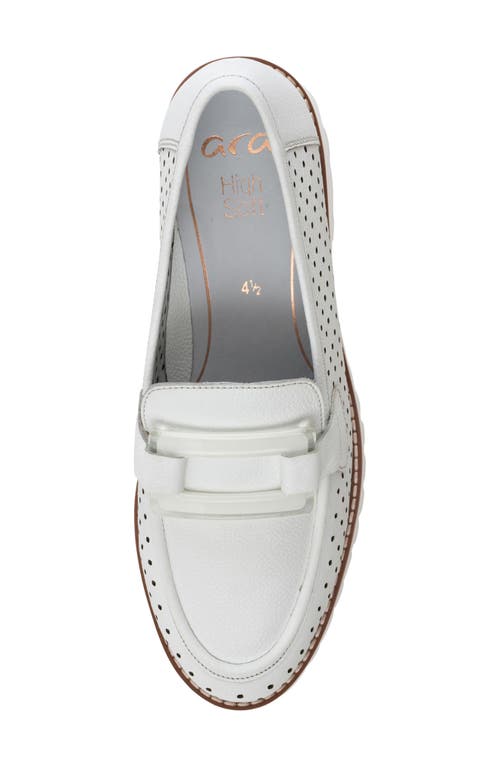 Ara Women's Kiana Loafer In Cream In White
