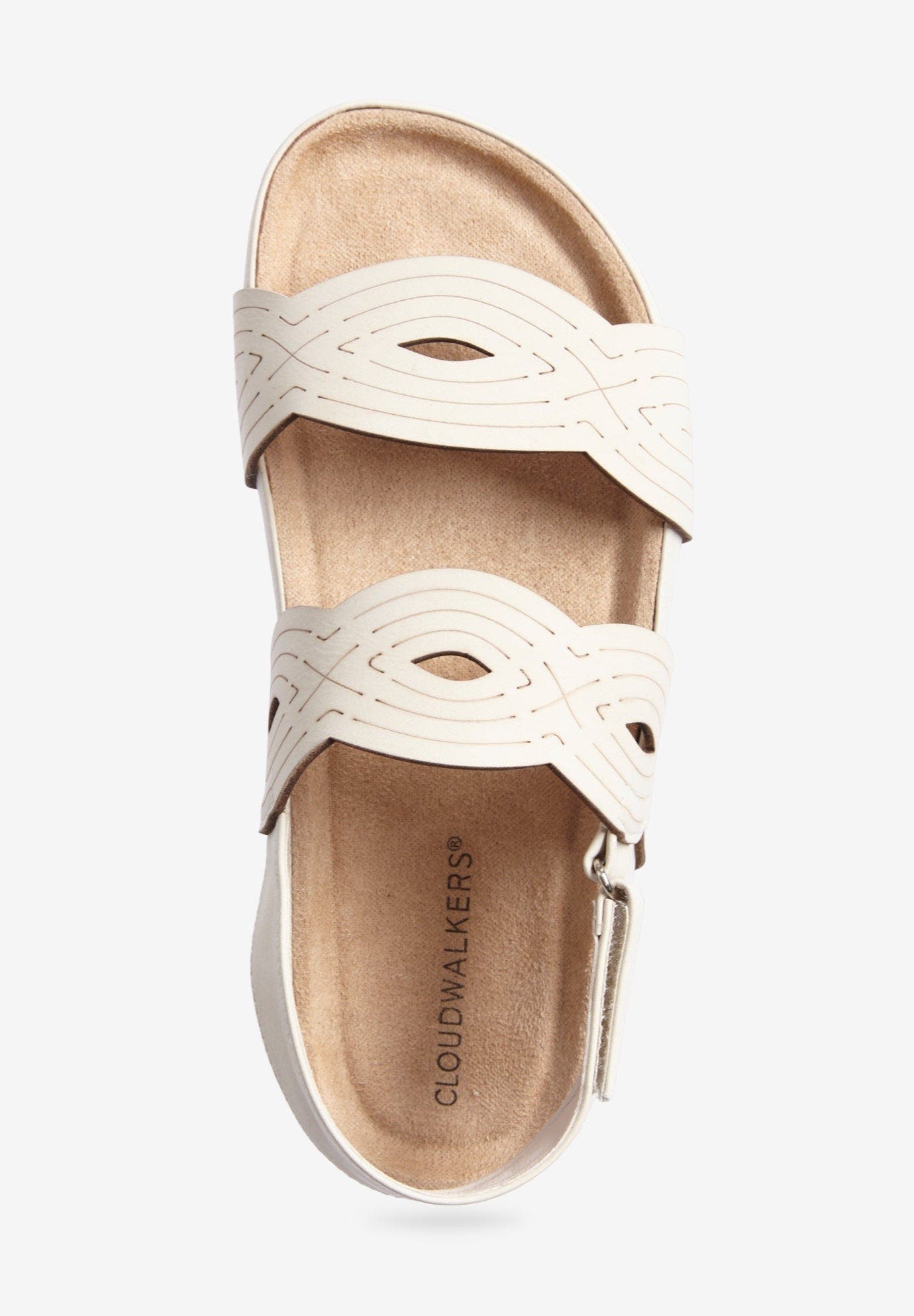 The Noelle Sandal, Alternate, color, BONE