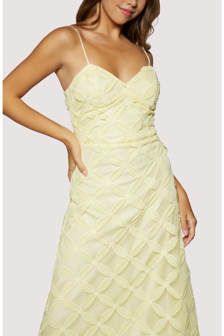 Maldives Bloom Midi Dress, Alternate, color, YELLOW