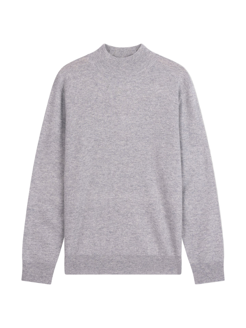 Timeless Mock Neck Cashmere Sweater