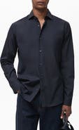 MANGO Regular Fit Solid Cotton Button-Up Shirt