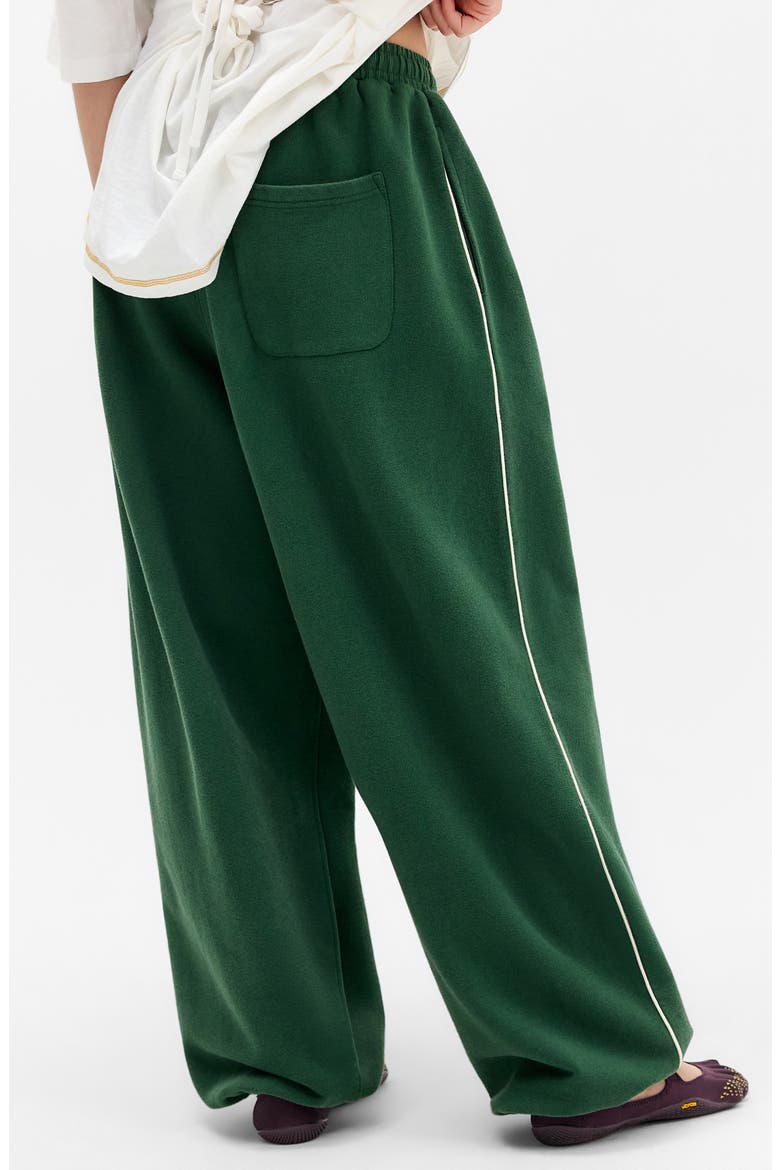 Harri Baggy Sweatpants, Alternate, color, DK GREEN