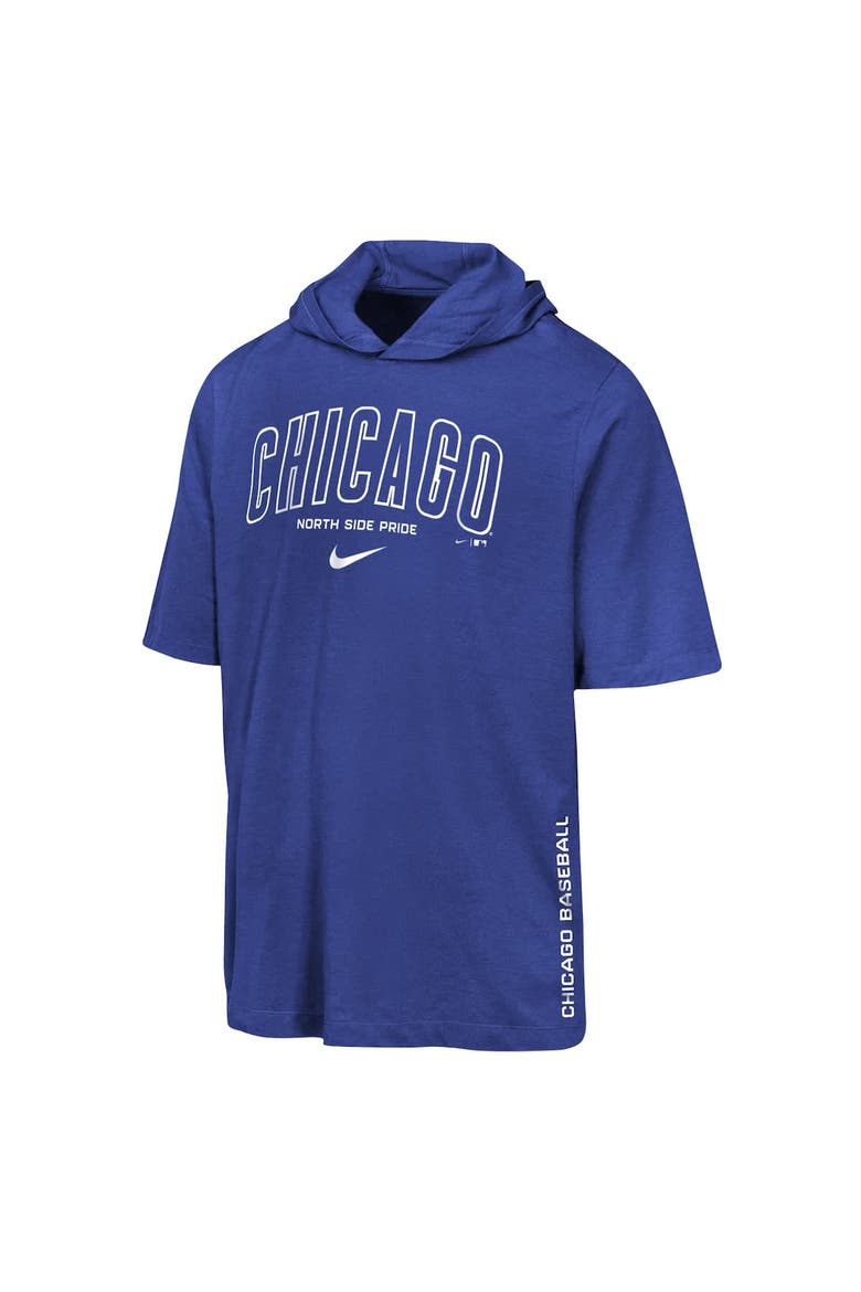 Youth Nike  Royal Chicago Cubs Dri-FIT Hooded T-Shirt, Alternate, color, Royal