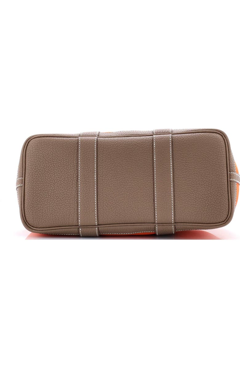 Pre-Owned Hermes Garden Party Tote Toile and Leather 30, Alternate, color, Orange Minium