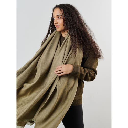 Studio Variously Haze Merino Handloom Throw In Neutral