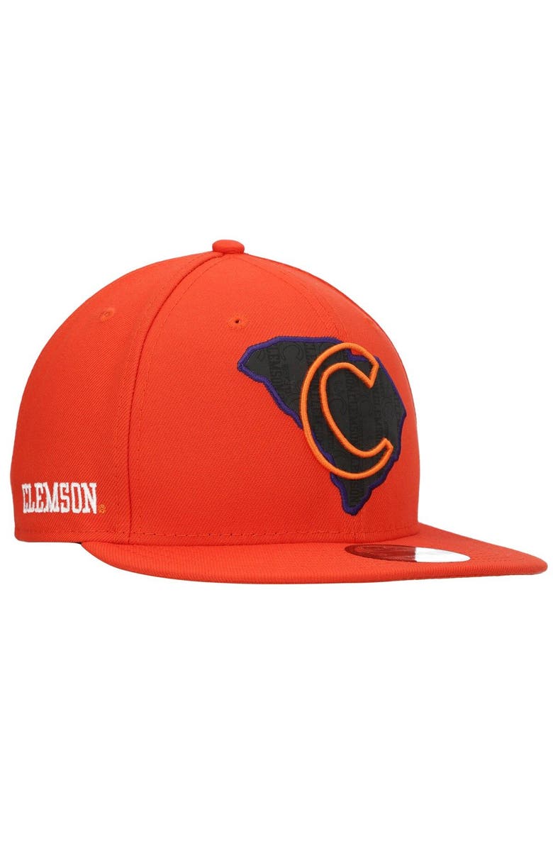 New Era Men's New Era Orange Clemson Tigers Reflect 9FIFTY Snapback Adjustable Hat, Alternate, color, 