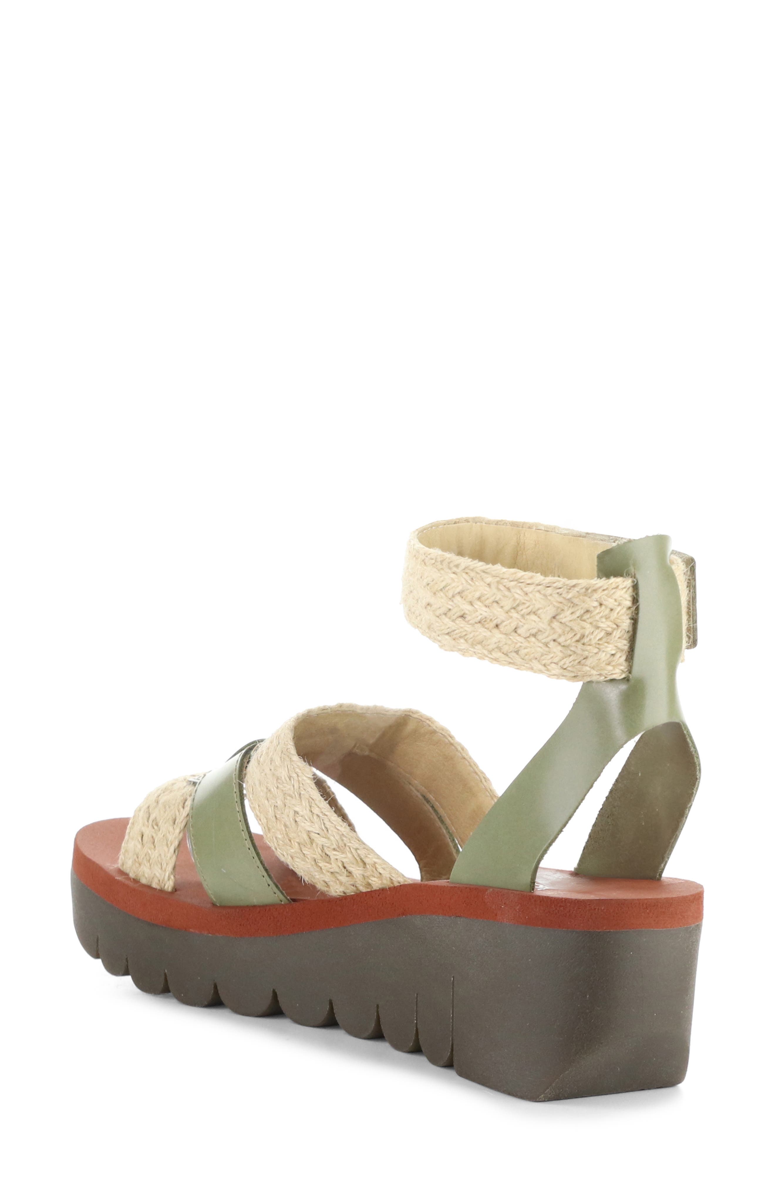 Fly London Yory Ankle Strap Sandal, Alternate, color, Smog