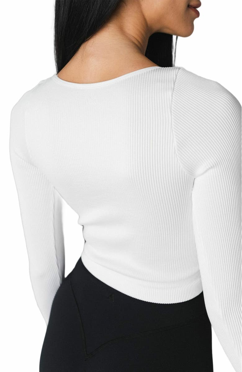 Vitality Synergy V Long Sleeve, Alternate, color, Snow