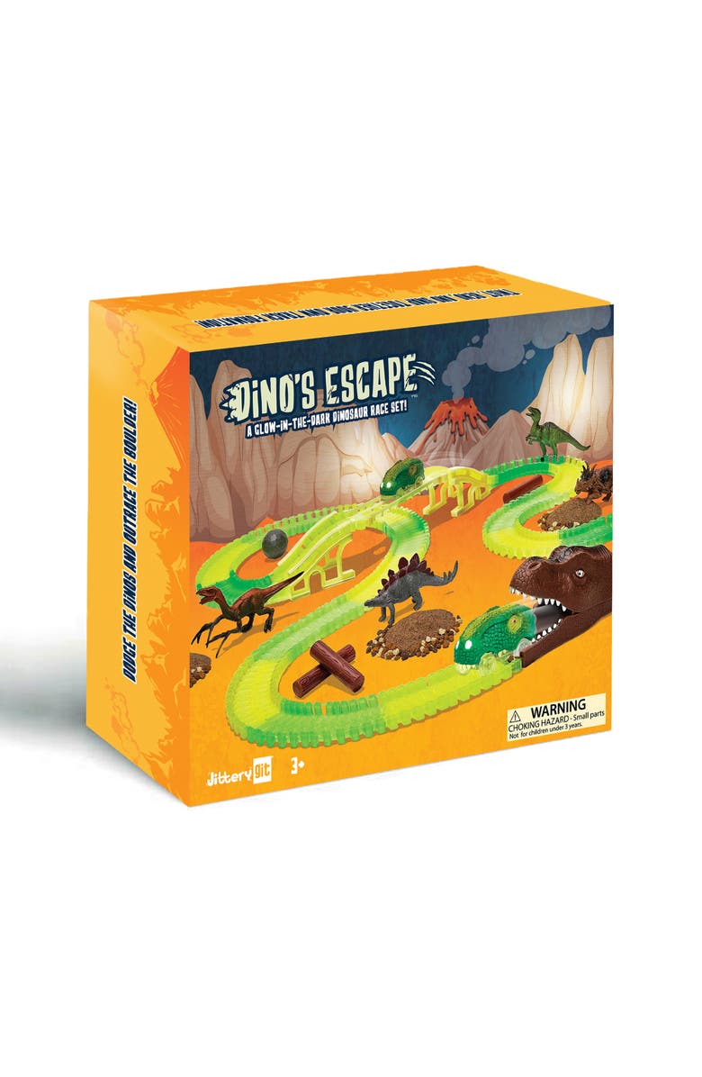 JitteryGit Dino-Track-Escape, Alternate, color, Green
