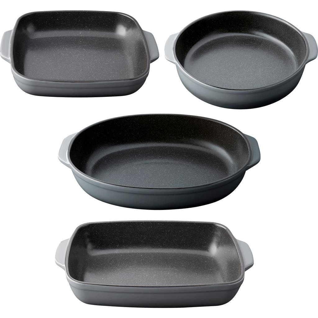 Berghoff 4-piece Assorted Baking Dish Set In Grey