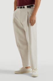 Brunello Cucinelli Cotton and linen trousers
