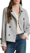 Lauren Ralph Lauren Double Breasted Wool Blend Crop Coat