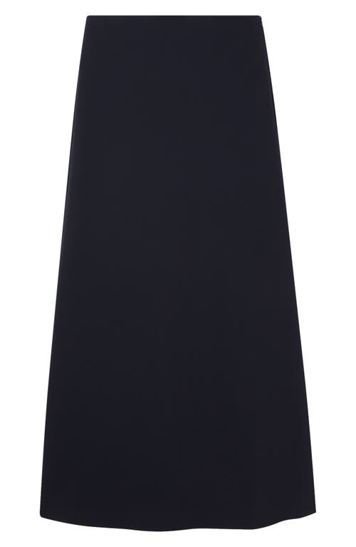 Shop Rohe Róhe Minimal High Waist Scuba Knit Maxi Skirt In Black