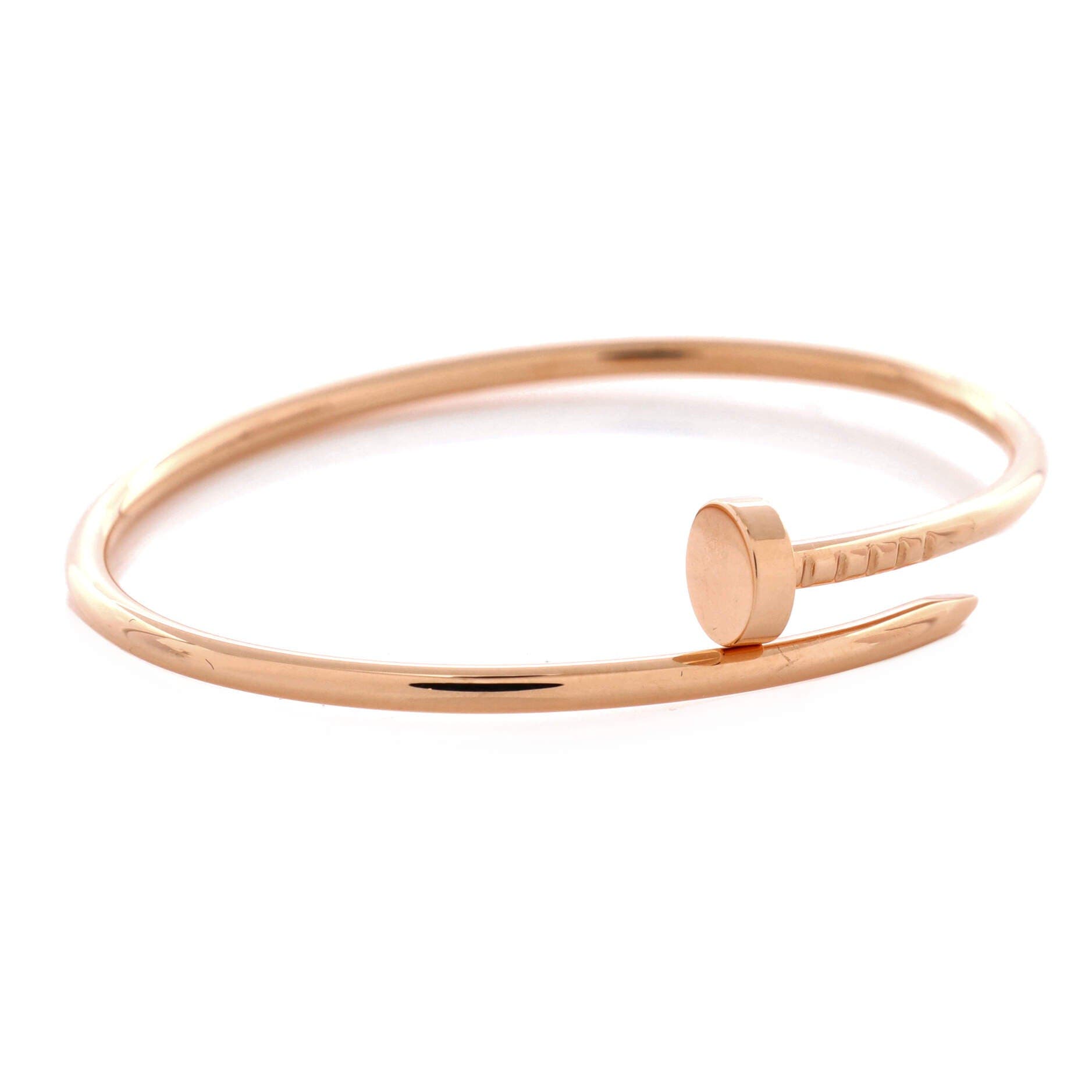 Juste un Clou Bracelet 18K Rose Gold Small, Alternate, color, Metallic Gold