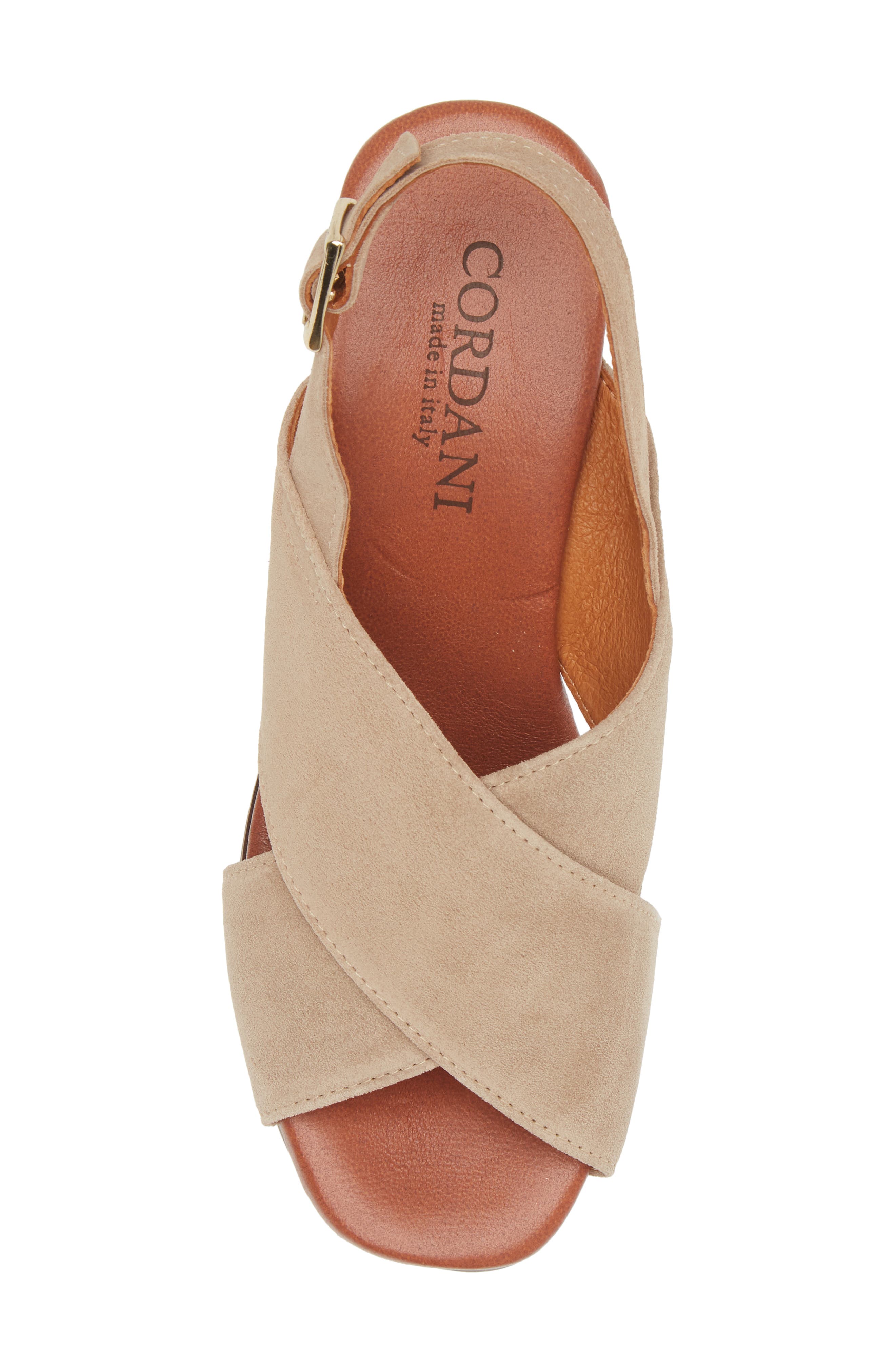 Cordani Wendy Slingback Platform Sandal, Alternate, color, Crosta Pelle Corda