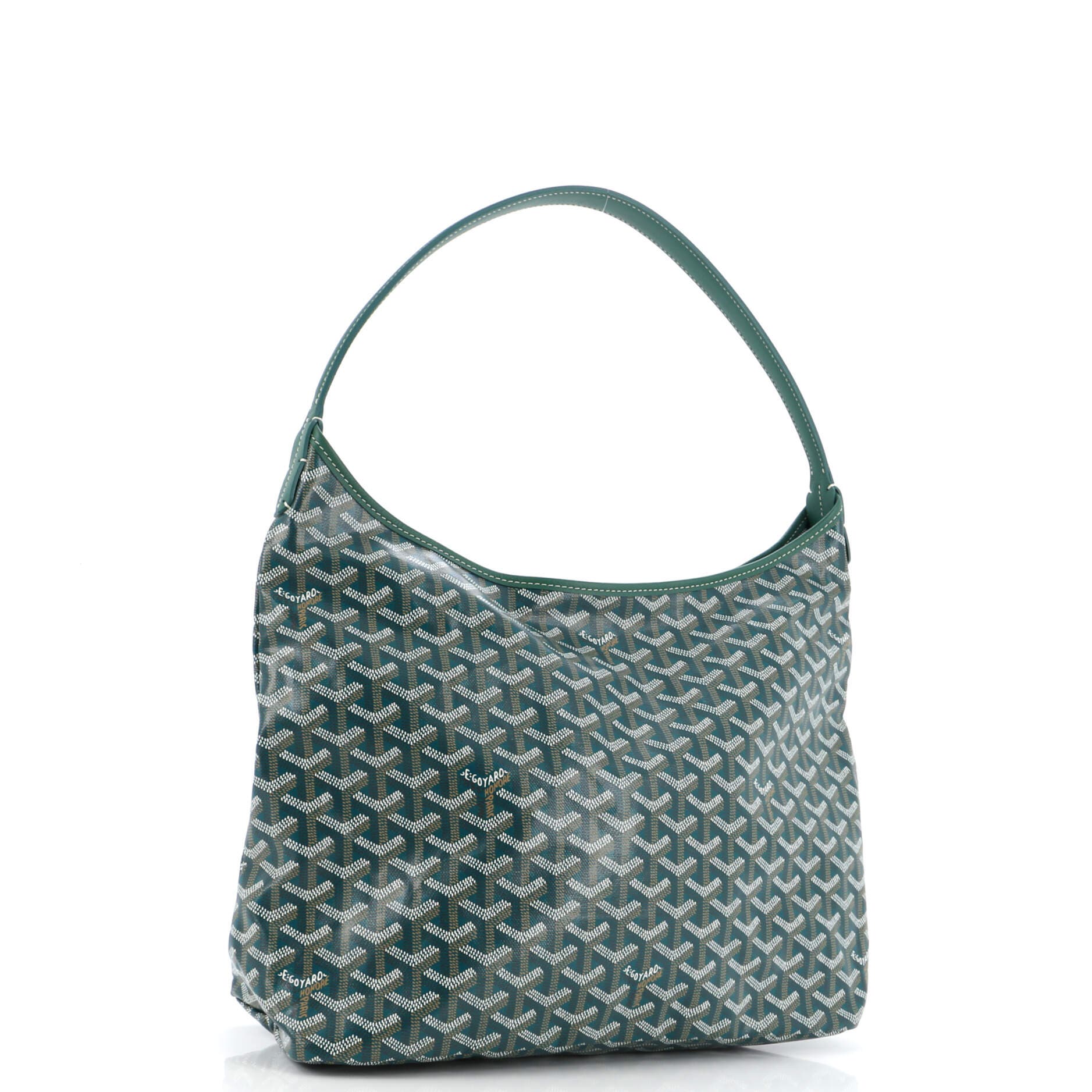 Pre-Owned Goyard Boheme Hobo Coated Canvas, Alternate, color, 