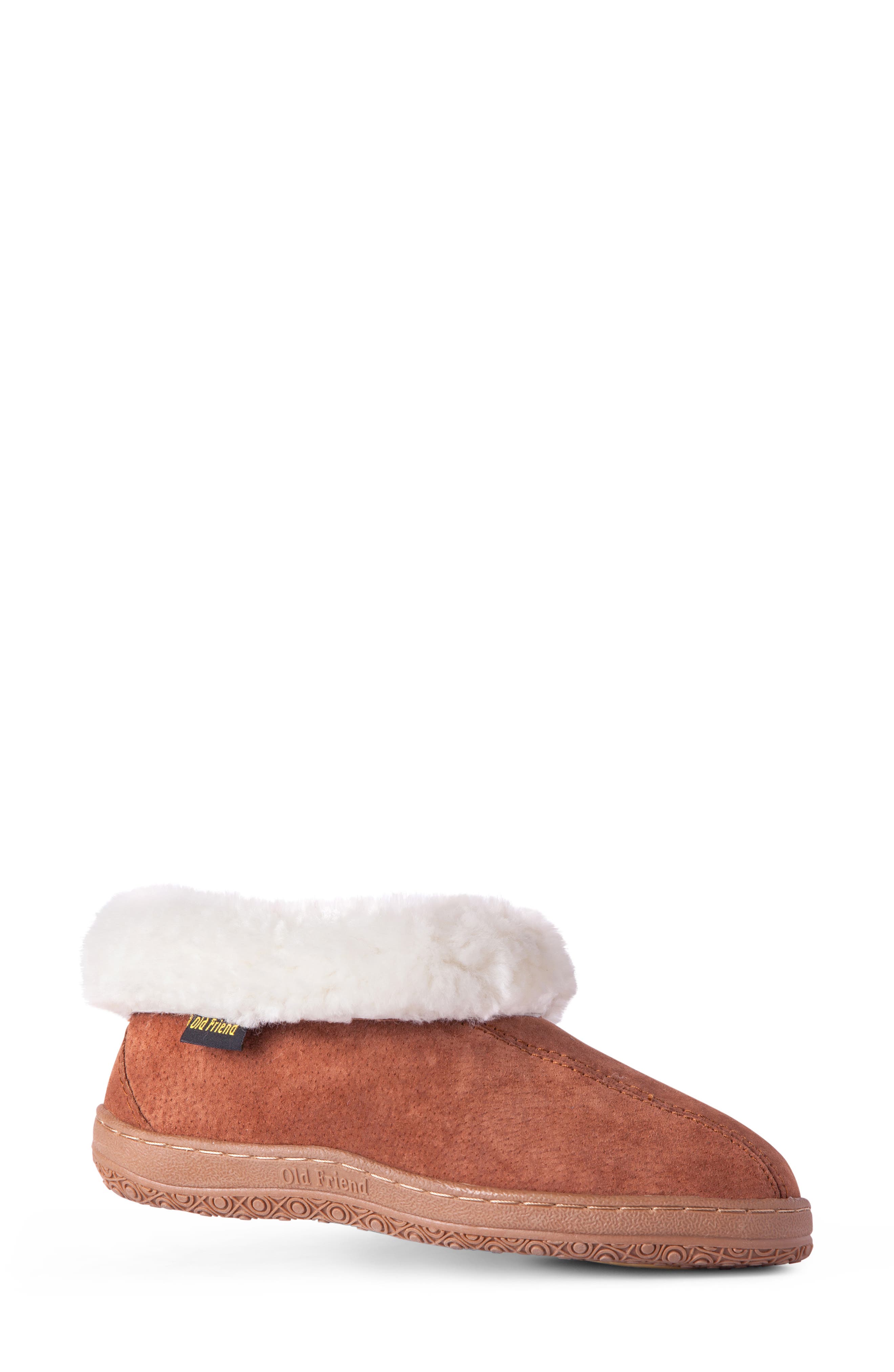 Old Friend Juliet Genuine Shearling Slipper, Alternate, color, 