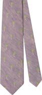 Robert Talbott Robert Palm Silk Linen Best of Class Necktie